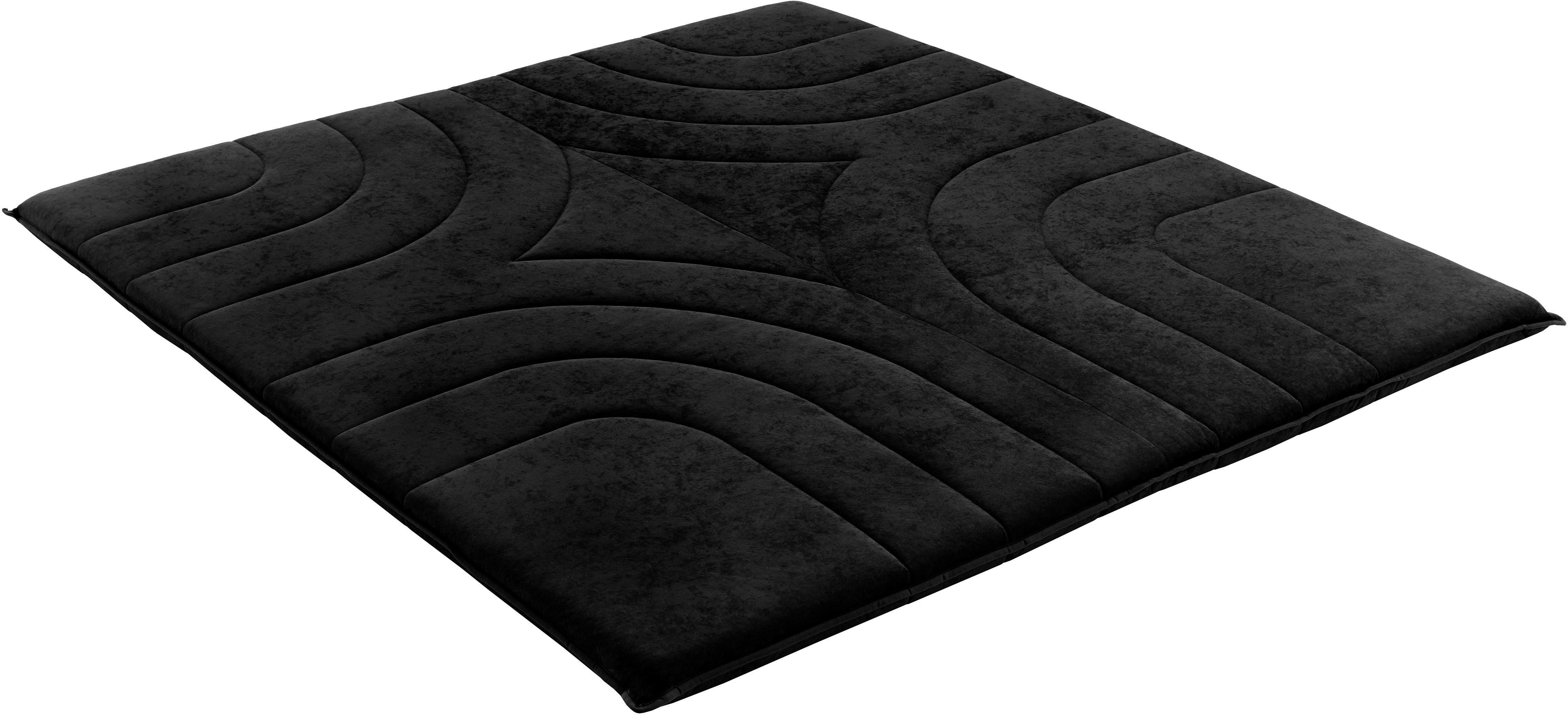 Topper "Colorado", schwarz, B:180cm L:200cm, Polyester, WESTFALIA SCHLAFKOMFORT, Topper, Topper, Kaltschaum-Topper schwarz B/L: 180cm x 200cm (1 Stk.)