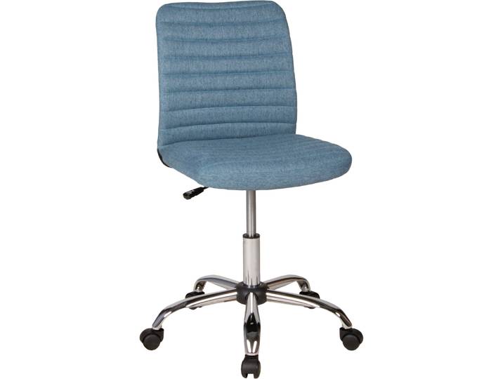 Bürostuhl DUO COLLECTION Milo , blau, B:54cm H:84cm T:54cm, Metall, Nylon, Stühle, Bürostuhl