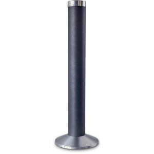 SZ-Metall Aschenbecher 29603, grau, für Outdoor, Standascher aus Aluminium, 25 x 81 cm, winddicht, 0,6 Liter