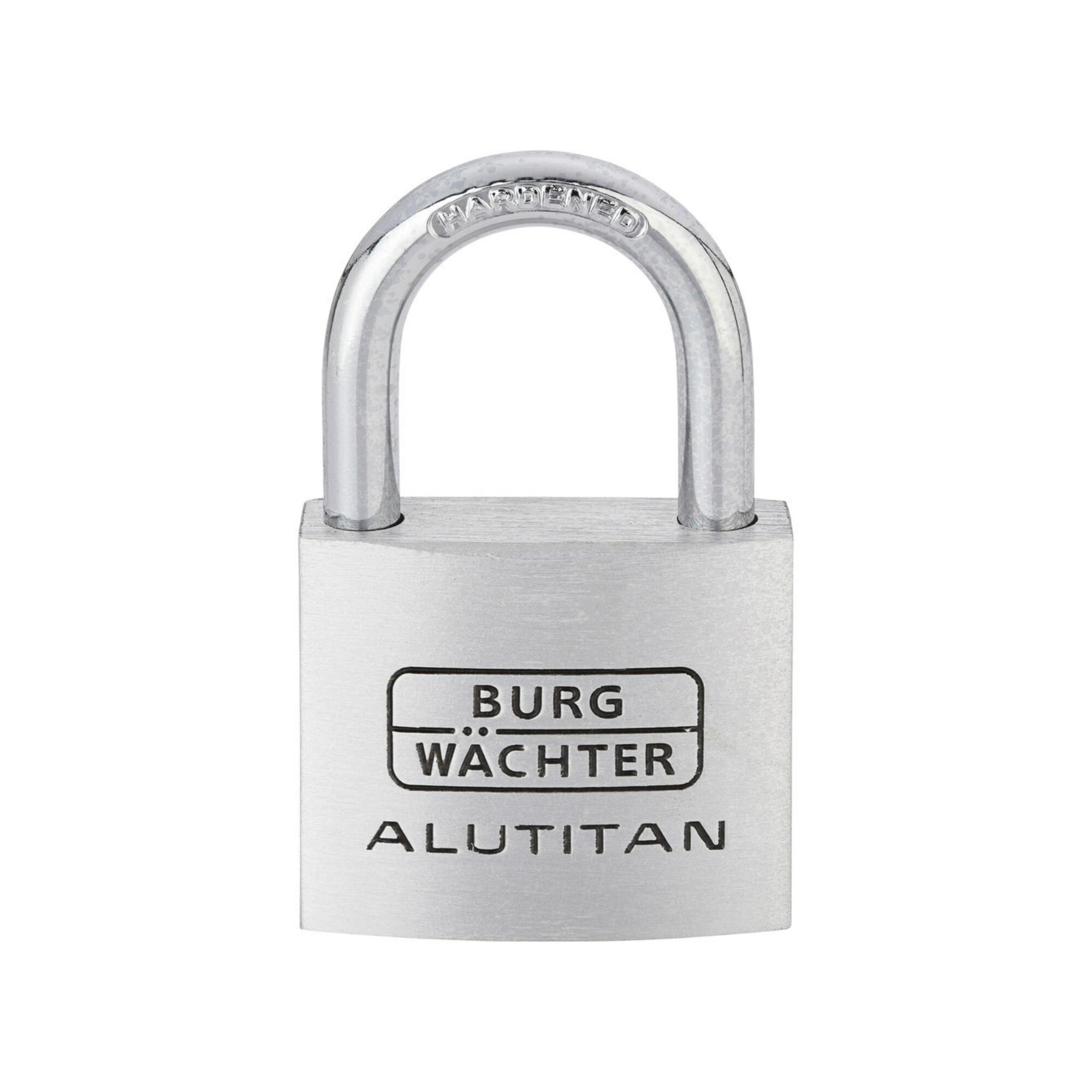 Burg-Wächter ALUTITAN Vorhängeschloss verschiedenschließend 40 mm (770 40)