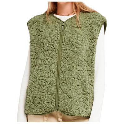 Roxy - Women's Best Town Vest - Fleeceweste Gr L oliv