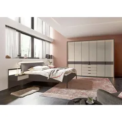 Musterring Schlafzimmer-Set San Diego 4tlg. Dekor Grau, Beige Grau /