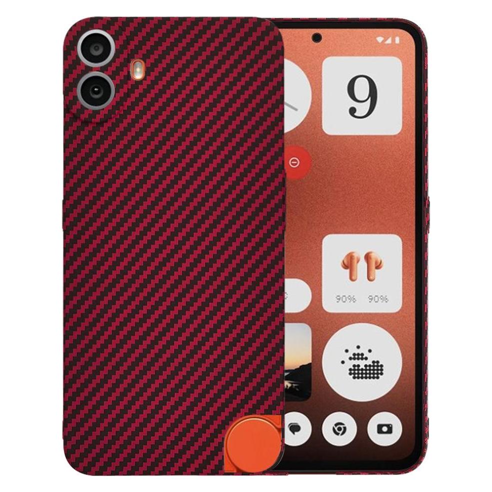 Techsuit - Carbonite FiberShell - Nothing CMF Phone 1 - Red (Nothing CMF Phone 1) (56358791)