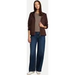 Basic Sweatshirtjacke Braun XL
