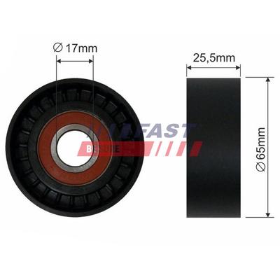 FAST Spannrolle, Zahnriemen ft44536 für VW