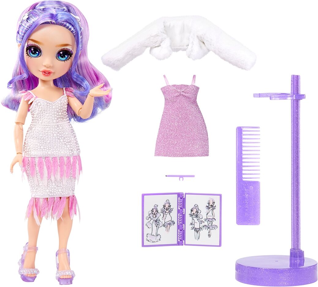Rainbow High Muñeca Fantastic Fashion Doll Violet .
