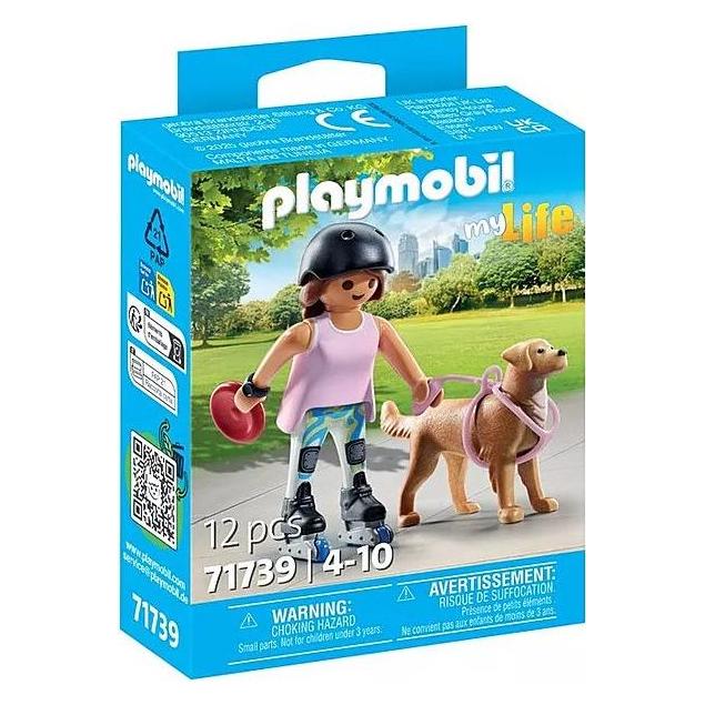 Playmobil 71739 Inlinerin mit Retriever (71739)