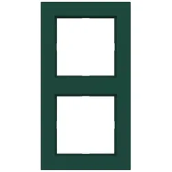 Hager WAD6200C07 Rahmen 2fach, A.1, jade, halbglänzend