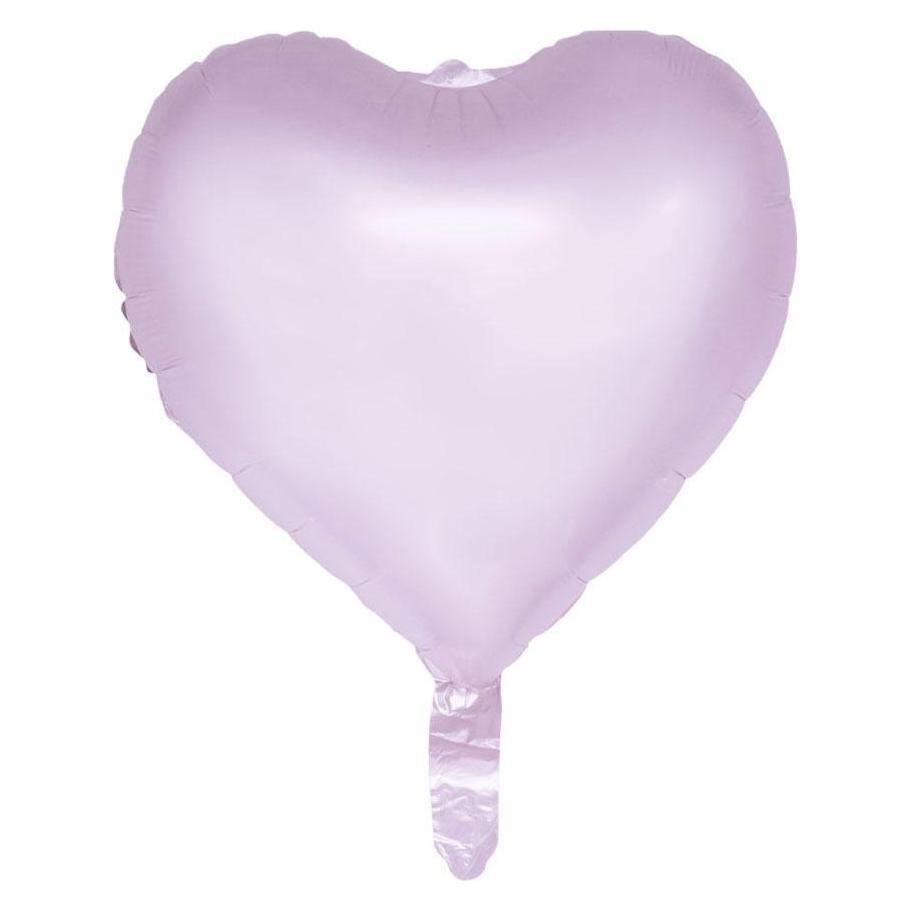 Fiesta Folienballon in Herzform Lila Pastell- Aquarelle Herzen (1x) (4491)