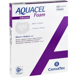 Aquacel Foam adhäsiv Sakral 16,9x20 cm Verband