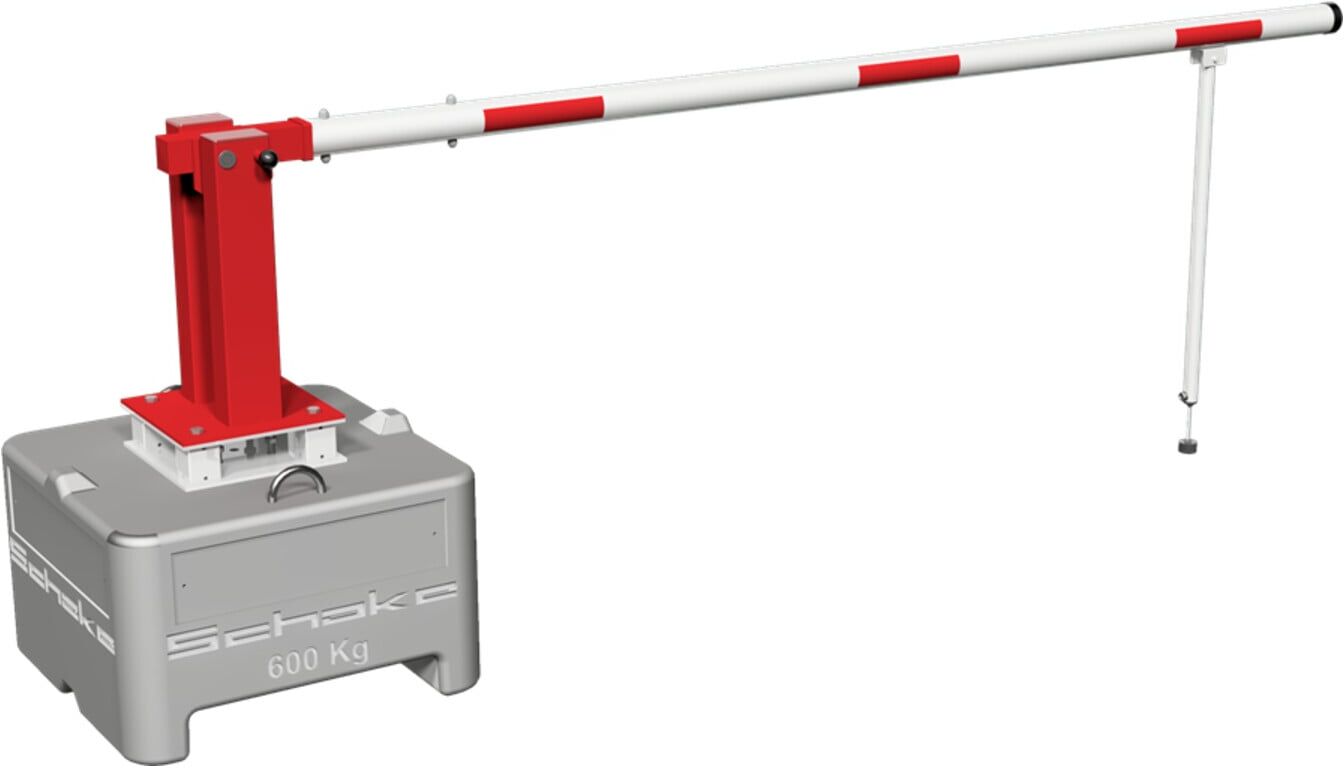 Schake Mobile Handschranke, Weite 6000 mm, Dreikantverschluss und Profilzylinderschloss (415_61FZPBM)