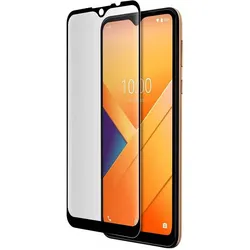 Screenguard Wiko Y81 Full Screen Panzerglas Schutzfolie 2.5D 9H (Wiko Y81), Smartphone Schutzfolie, Schwarz