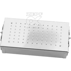 Sterilisierbehälter 17 x 12 x 4 cm mit Filtern in Deckel und Boden