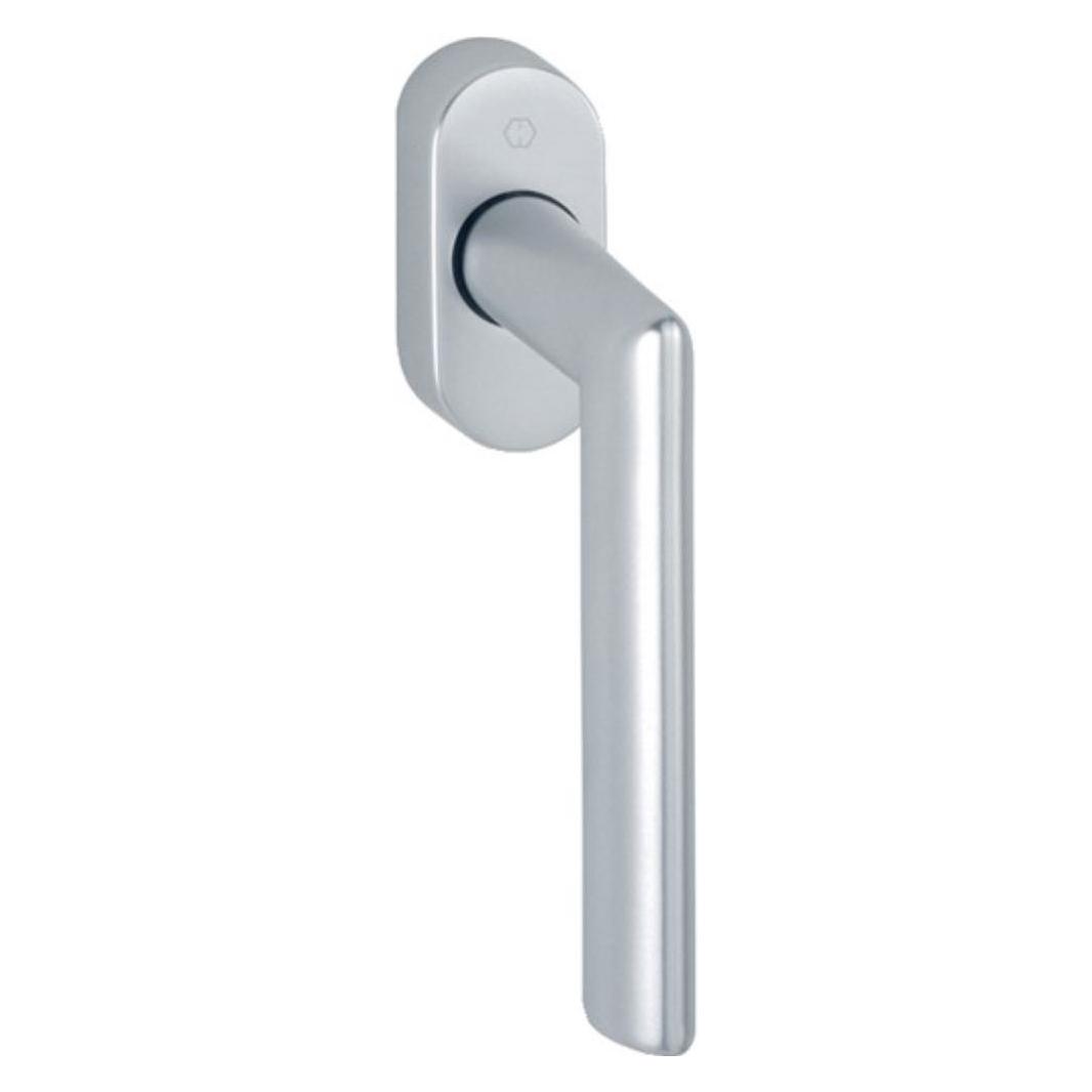 Hoppe Fenstergriff Stockholm 0140/US956 Aluminium F1 / naturfarbig 32-42 mm Secustik / VarioFit Standard (10763183)