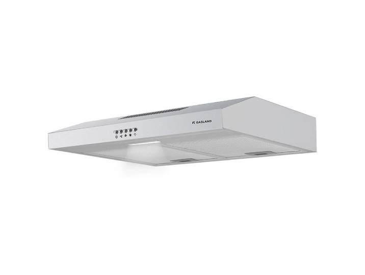 GASLAND Unterbauhaube SR60SP 60cm Silber LED Wandmontage, 3 Stufen Abluft/Umluft, 200m³/h, 2W LED