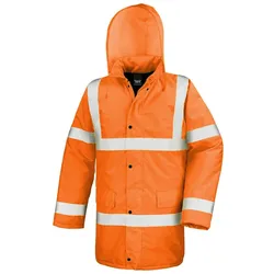Result Safe-Guard,  High Vis Motorway Coat (M)
