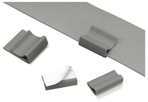 Panduit Flat Cable Mount Kabelhalter kleben FCC-A-C8 Grau