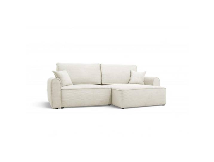 Furnisell Ecksofa mit Schlaffunktion Cremig, Beige, seitenverkehrt montierbar, 244x148 cm, Wohnzimmer, Sofas & Couches, Wohnlandschaften, Ecksofas