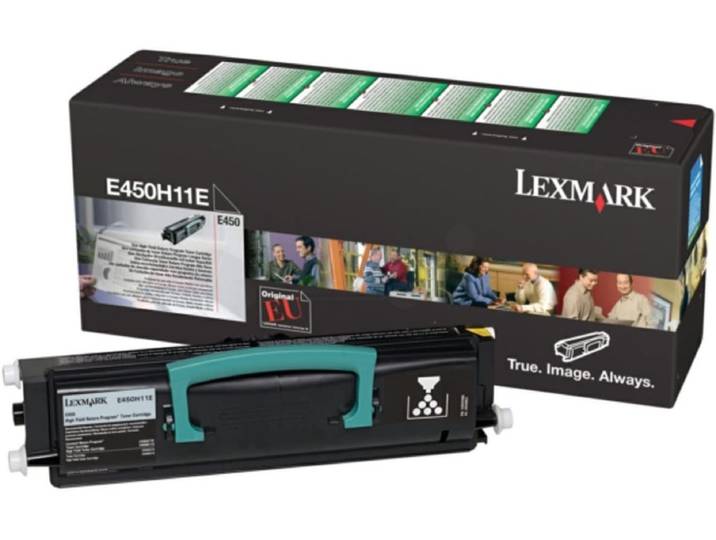 Lexmark Toner Original E450H11E à rendement élevé - Noir
