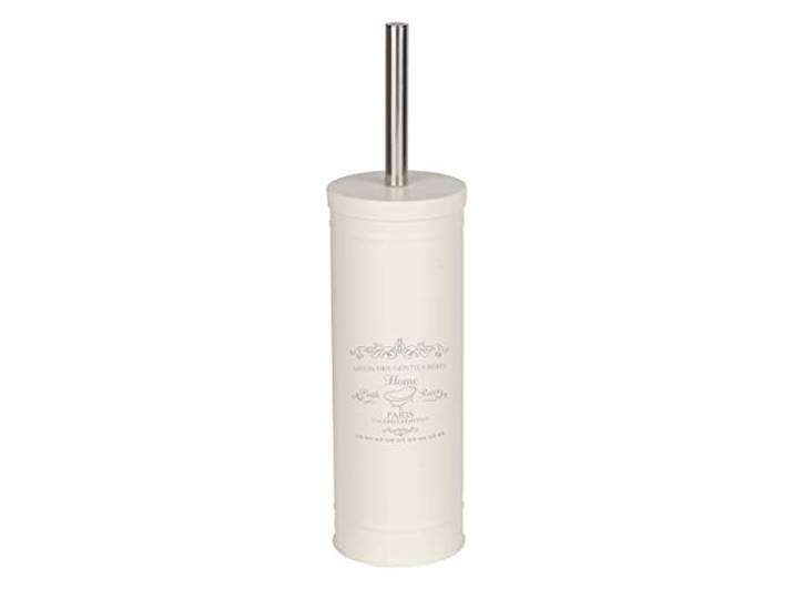 WENKO WC-Garnitur Home - WC-Bürstenhalter, Stahl, 9 x 37.5 x 9 cm, Creme, Beige, 37.5 x 9 x 9 cm