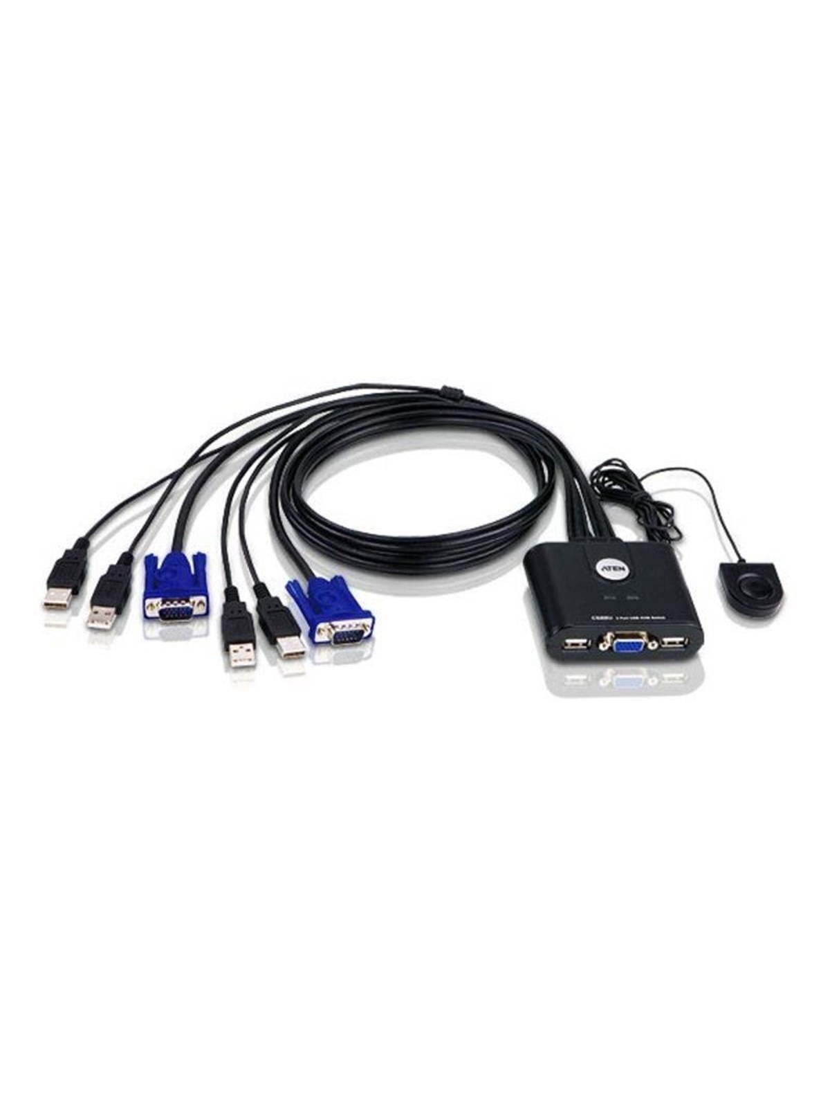 ATEN CS22U - KVM Switch - 2 Anschlüsse