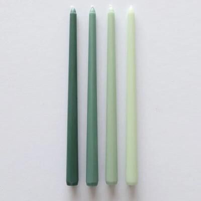 Uplift Picks 30CM Dripless Taper Candles Unscented Long Burning Dinner Candles Set Of 4 13
