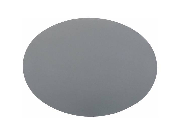 ZICZAC Tischset Togo grau Kunstleder Oval B 33 cm