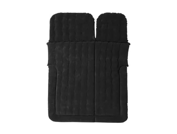 LCQSYE Auto aufblasbares Bett Reisen Matratzenbeflockung, weiches Schlafkissen(Black)