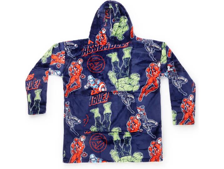 Wohndecke MARVEL Marvel Avengers Heroes for hire , bunt (blau), B:86cm L:96cm, Polyester, Wohndecken, Wohndecke