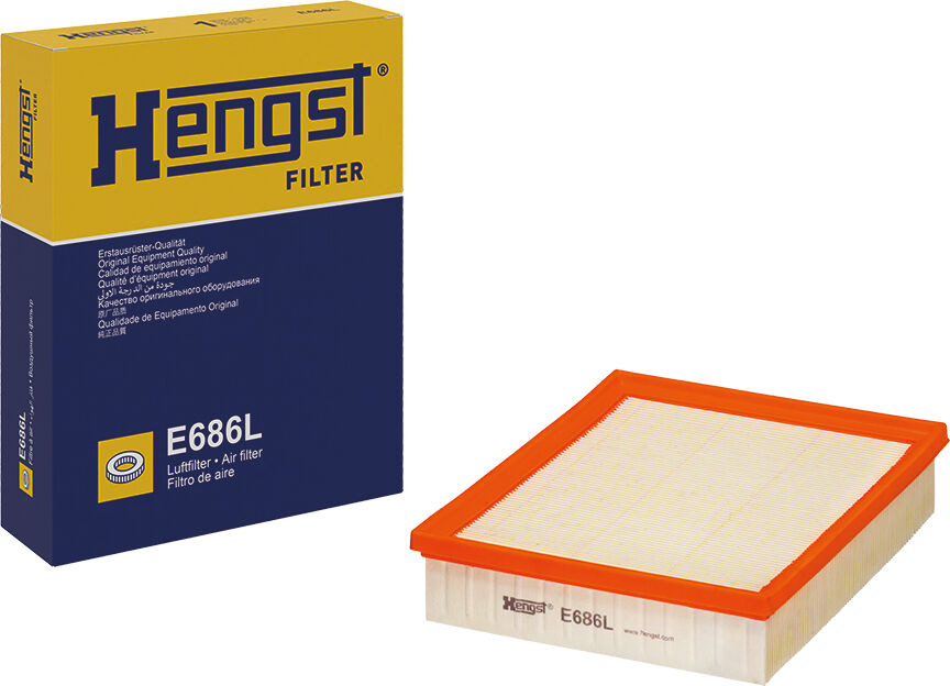 Hengst Filter Luftfilter E686l Filtereinsatz 50mm Für Fiat
