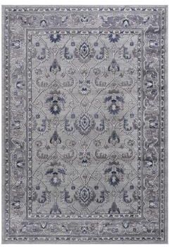 Klair Living MARFI Collection Grey / Blue / Oriental Non-Shedding Area Rug