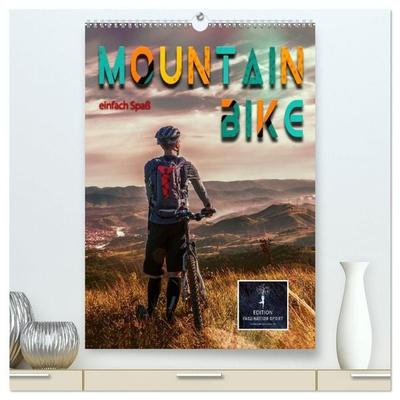 Mountainbike - einfach Spaß (hochwertiger Premium Wandkalender 2027 DIN A2 hoch), Kunstdruck in Hochglanz