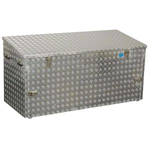 Alutec Fahrzeugbox Extreme 883, 41883, aus Aluminium, 883 l, spritzwassergeschützt, mit Seitentür, 170 x 70 x 75 cm