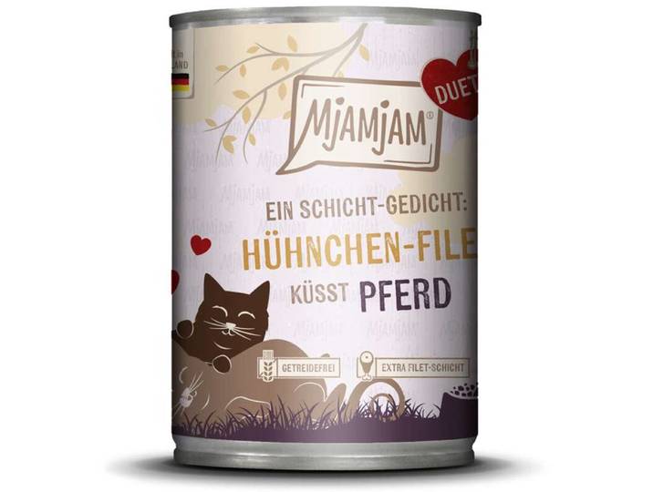 MjAMjAM Kat - Kipfilet &amp; Paard 390g