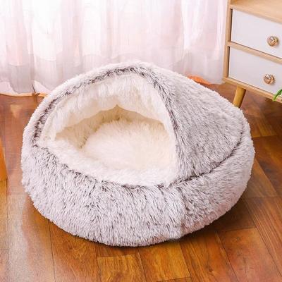 Uplifted Goods Plush Hooded Anti Anxiety Pet Sanctuary 01 s