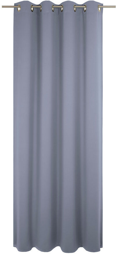 Ebern Designs Newbury Room Darkening Eyelet Curtain Panel Panel Middle Blue 175cm H x 132cm W
