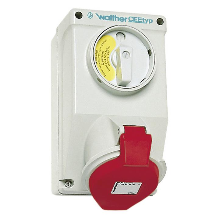 Walther Werke CEE Wandsteckdose WALT 16A 5P 400V 6h IP44 (AT110)