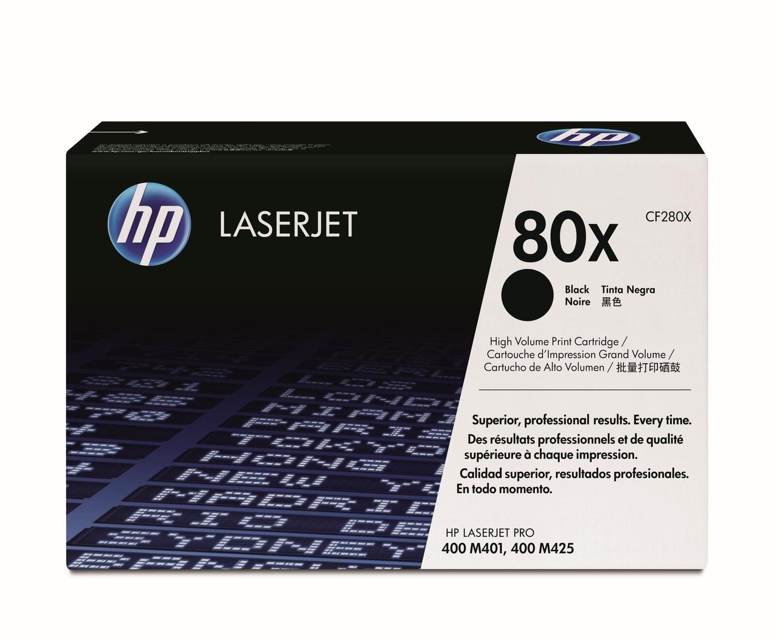 HP Inc. HP Original 80x Toner schwarz hohe Kapazität 6.900 Seiten (CF280X)