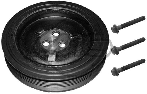 Metalcaucho Riemenscheibensatz, Kurbelwelle 16018 Für Ford