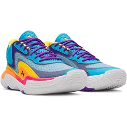 UNDER ARMOUR Spawn 7 Mid Basketballschuhe 419 - capri/campus gold/dark navy blue 47