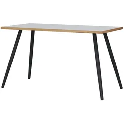 Schreibtisch  Vadar ¦ weiß ¦ Maße (cm): B: 138 H: 70