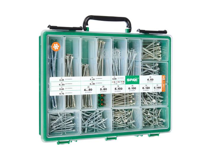 Sortiment XL Universal Senkkopf 387 St.