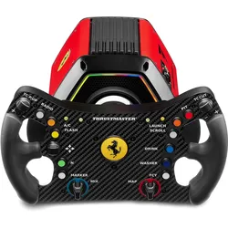 Thrustmaster T818 Ferrari 488 GT3 (PC, Windows), Gaming Controller, Schwarz, Rot