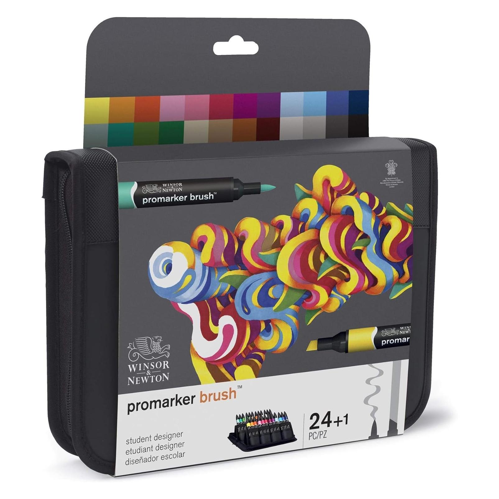 Winsor & Newton Promarker Pinsel Student Designer 24+1 Set (25x) (0290079)