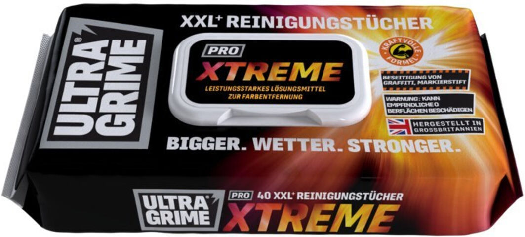 nuvik Reinigungstuch Xtrem 40 Tücher Profipackung extra groß extra feucht (DE5910)