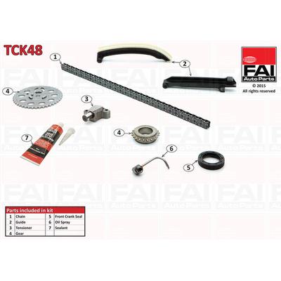 FAI AUTOPARTS Steuerkettensatz TCK48 oben für SMART