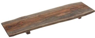 IH Casa Decor Acacia Wooden Live Edge Rectangular Serving Board Small