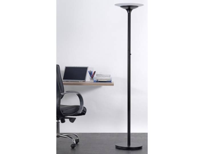 Lampadaire à LED VARIAGLASS, couleur: gris métallisé