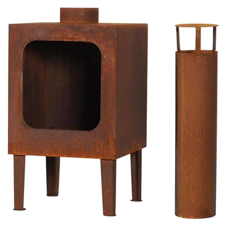Markone Gartenkamin 200-3 (Rost): 35 x 35 x 115 cm (72411795)