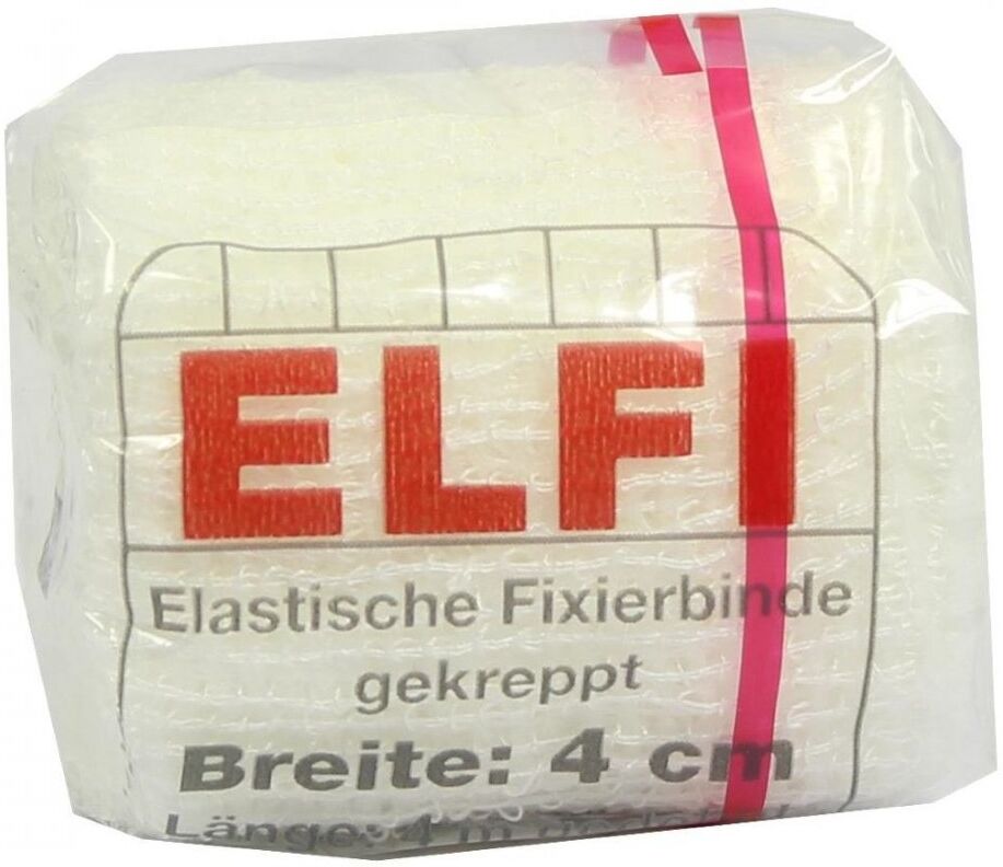 Dracoelfi elastisch Fixierbinde 4 cmx4 m gekrep.cello 1stk